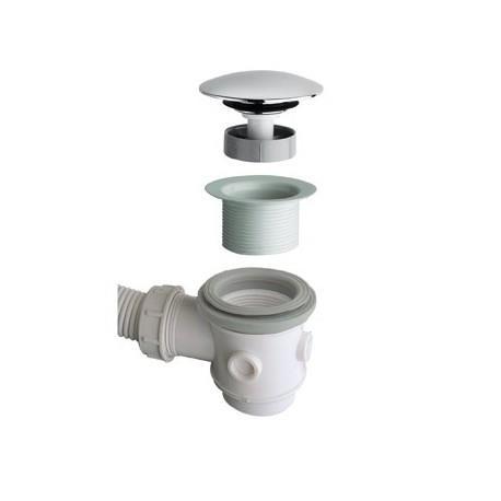 BOUCHON ABS VIDAGE UP & DOWN D.72 MM ADAPTABLE VUP0451 CHROME - CRISTINA ONDYNA RI20351
