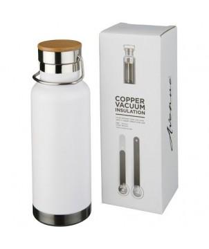 BOUTEILLE DE SPORT 480ML AVEC ISOLATION PAR LE VIDE ET COUCHE DE CUIVRE THOR - BLANC - BOUTEILLES ISOTHERMES PUBLICITAIRES