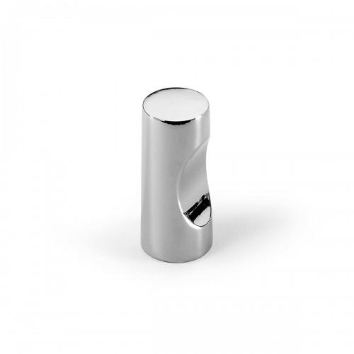 BOUTON DE MEUBLE ROND ALMUS - HAUTEUR 23 MM - D 12 MM - PAR 4 - CHROMÉ BRILLANT HETTICH