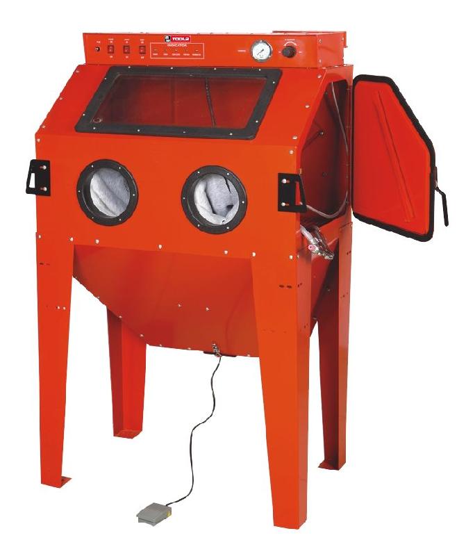Cabine De Sablage Professionnelle 350 L Avec Aspiration Tete