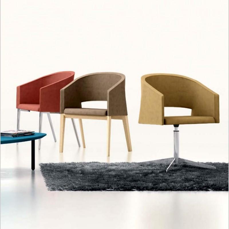 Fauteuil Cabriolet Chauffeuse Clac - Ley Form - Design Luxueux pour Hôtellerie et Restauration_0