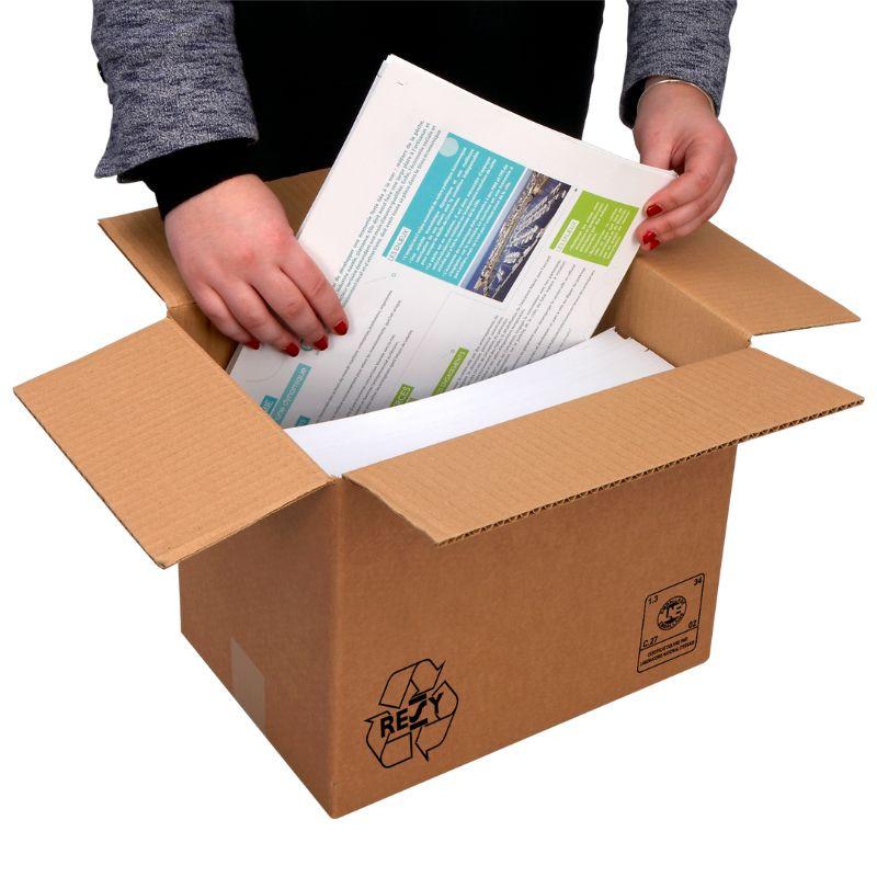 Caisse carton format imprimerie - formats A5, A4 et A3 - simple ou double cannelure - livrée à plat_0