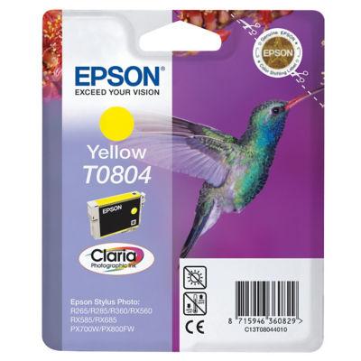 Cartouche Epson T0804 jaune pour imprimantes jet d'encre_0