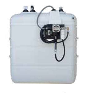 Citerne de stockage gazole 1.500 litres équipée - Réf 685 600.151 - PEHD, station murale 230V, 50 l/min_0