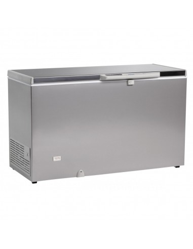 Congélateur bahut 278 litres - CHI 300 - aspect inox - thermomètre digital - classe climatique 4_0
