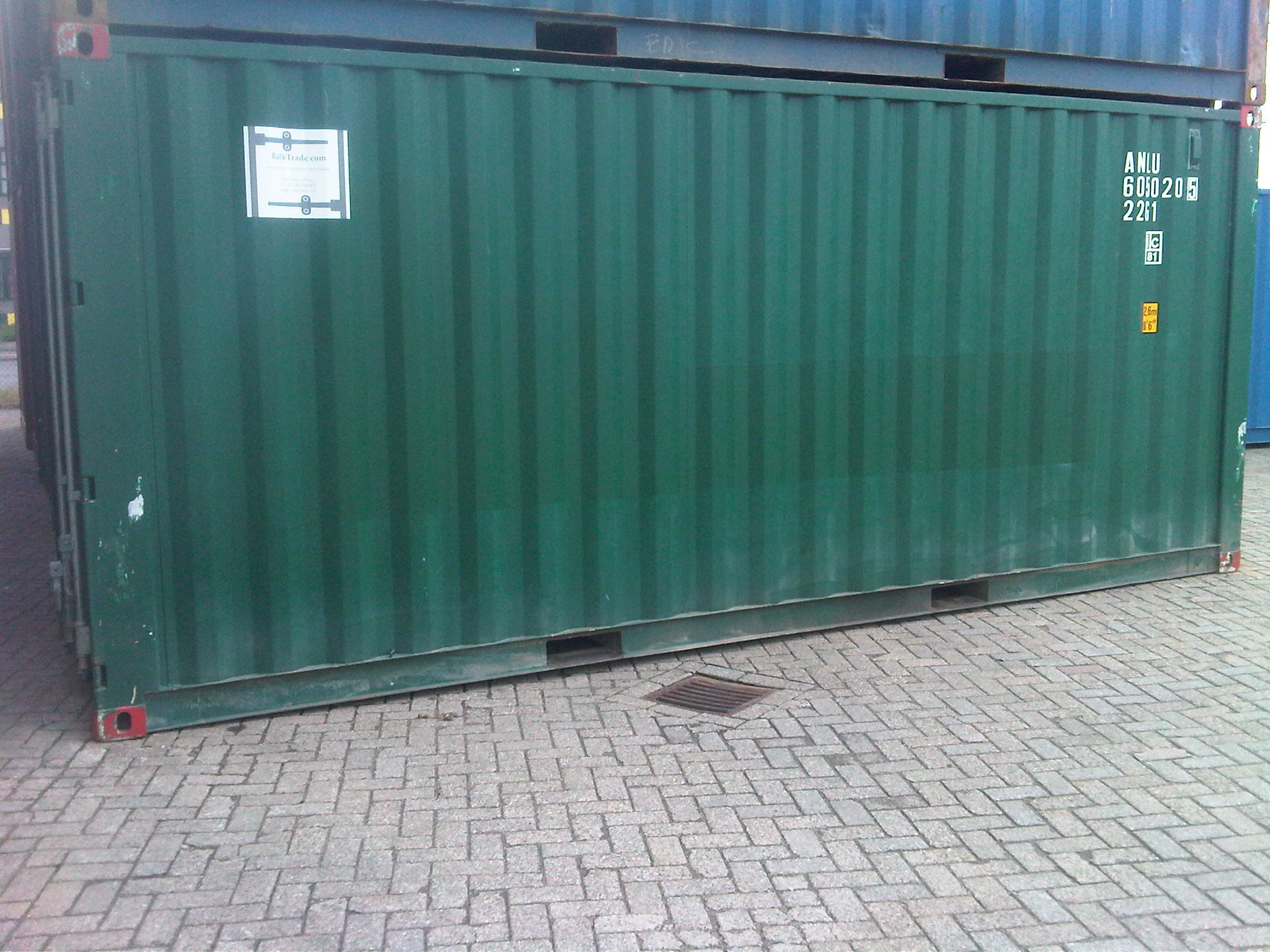 Container maritime dry d'occasion type A - 20' pieds - 6 mètres de longueur_0