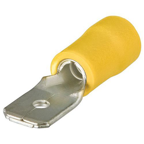 COSSE À LANGUETTE ISOLÉE JAUNE 6.3 X 0.8MM / 4 - 6MM² - KNIPEX