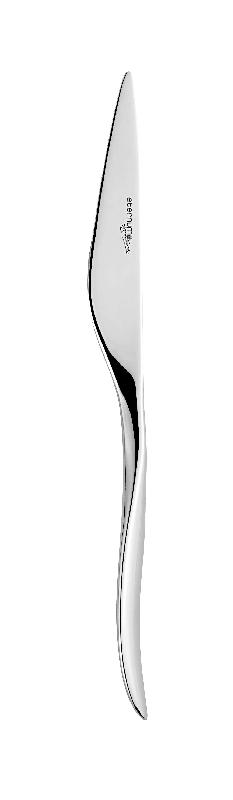 Couteau à dessert Pétale 1880 - acier inoxydable poli-miroir - design unique par Eternum_0