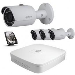 Dahua4tpoe-kit vidéo surveillance ip poe 4 caméras 720p-dahua