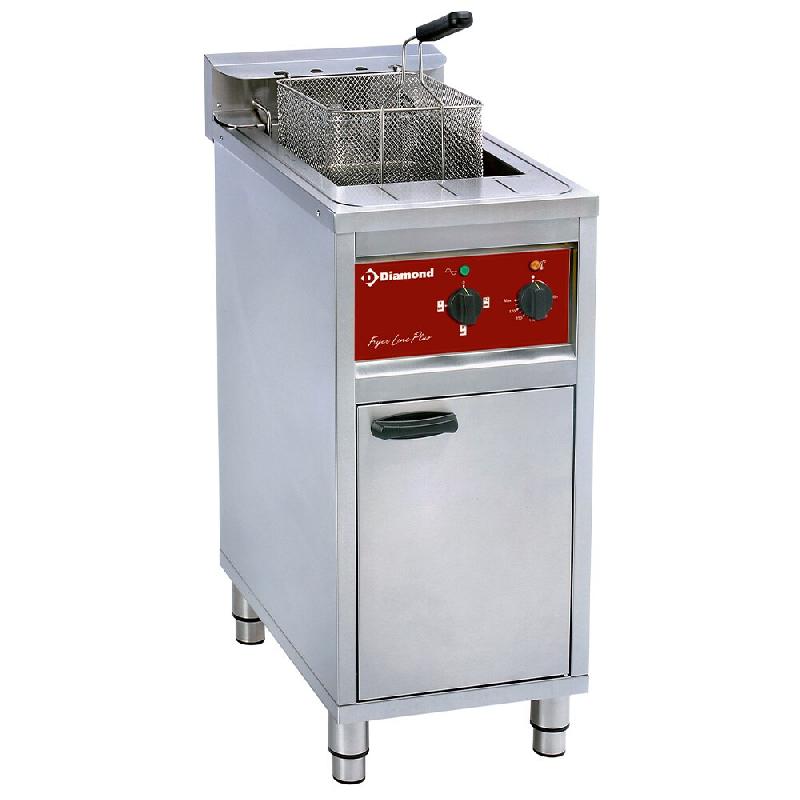 Diamond - Friteuse électrique 16 lit. Sur meuble, 4-8-12 Kw - réf. FSM-16E/N - inox AKS-FSM-16E/N_0