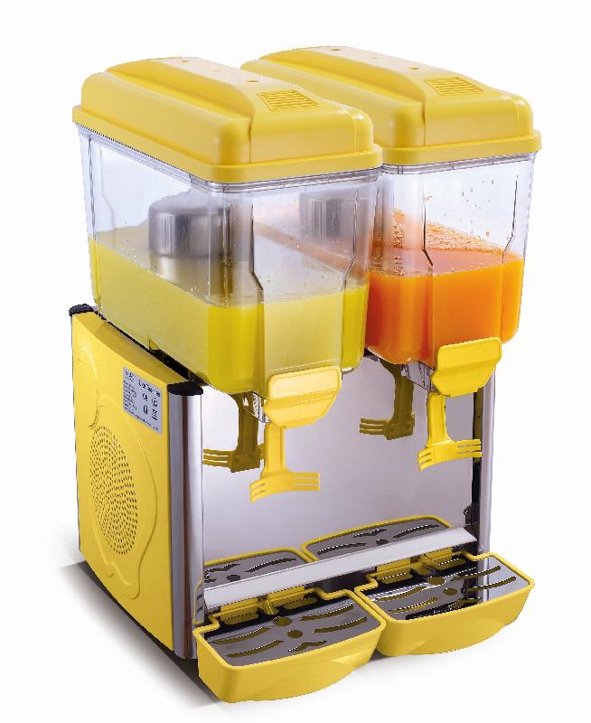 DISTRIBUTEUR DE BOISSONS FRAÎCHES COROLLA 2G - 2X12 LITRES, JAUNE