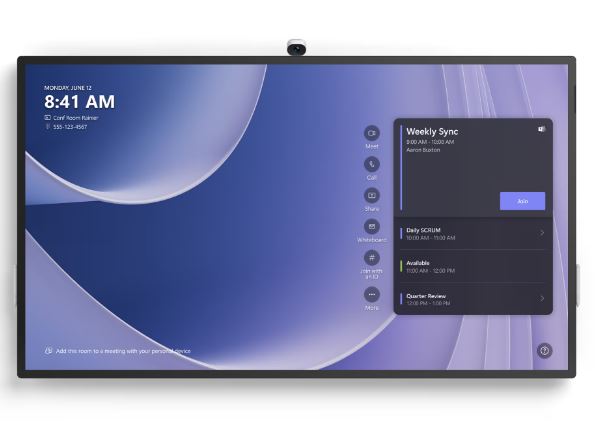 Écran collaboratif Microsoft Surface Hub 3-85 - 85'' - 4K+ anti-reflets - Interaction tactile multipoint_0