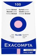 ÉTUI DE 100 FICHES - BRISTOL QUADRILLÉ 5X5 NON PERFORÉ 74X105MM - JAUNE