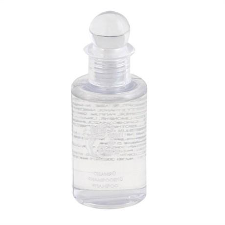 FLACON SHAMPOING TOUCH OF CHARM 35 ML 8 CM PLASTIQUE TRANSPARENT (VENDU PAR 300)