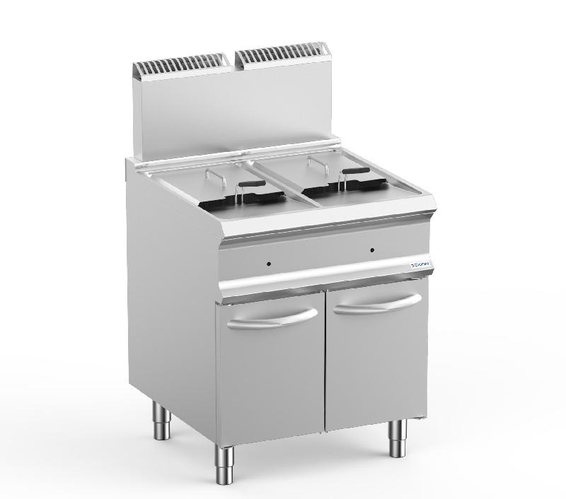 FRITEUSE À GAZ DEXION LUX 700 – 70/73 14+14 LITRES - 25 KW