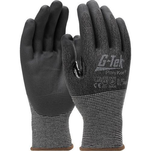 GANTS DE MANUTENTION 16-351 JAUGE 21 DE NITRILE - T.8 - PIP