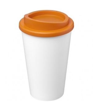 GOBELET RECYCLÉ ISOLANT DE 350ML AMERICANO ECO - ORANGE - MUGS PUBLICITAIRES PERSONNALISÉS