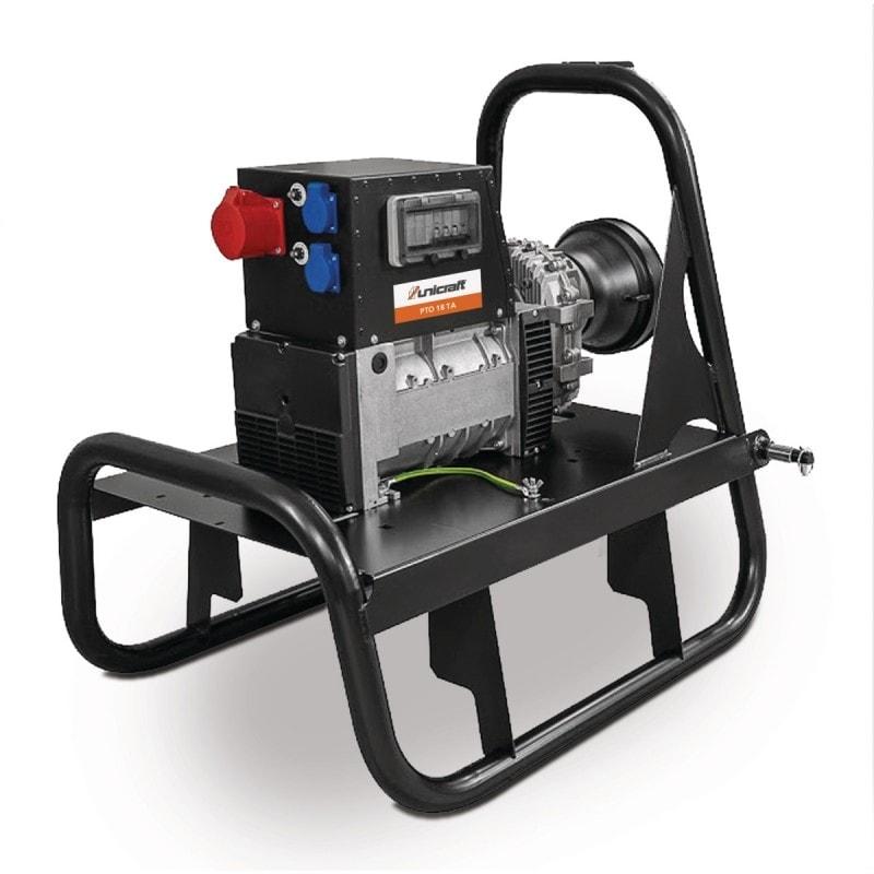 Groupe électrogène synchrone Unicraft PTO 18 TA - 6710015 - professionnel avec régulation AVR et prise de force_0