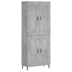 Helloshop26 - Buffet bahut commode armoire meuble de rangement organisateur cuisine salle de séjour salon haut 69,5 x 34 x 180 cm 02_0034496 - 300021_0