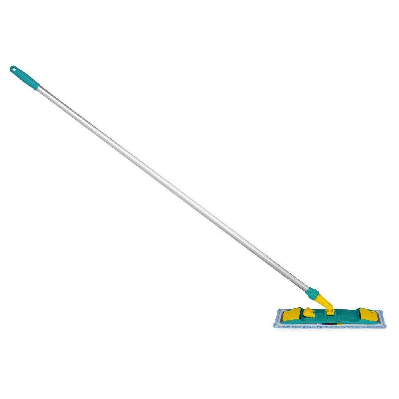 KIT LAVAGE A PLAT A PINCE AVEC FRANGE MICROFIBRE ET MANCHE EXTENSIBLE