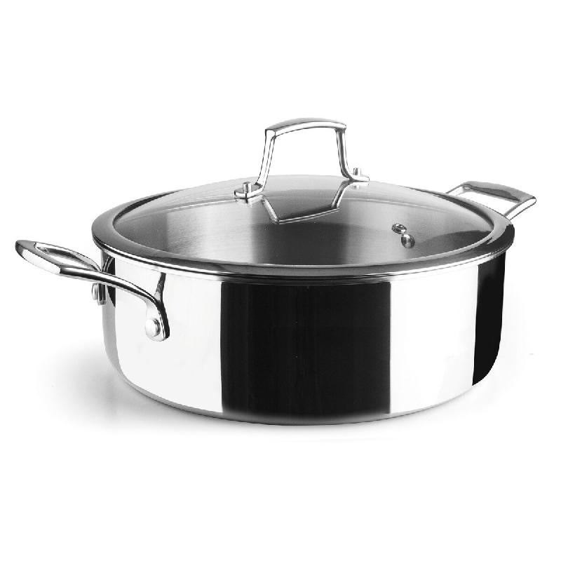 LACOR sauteuse inox 28cm + couvercle 60888 - Acier inoxydable 18/10 60888_0