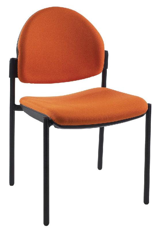 LOT 2 CHAISES LOUISE DOSSIER ROND COLORIS ORANGE - MANUTAN COLLECTIVITÉS
