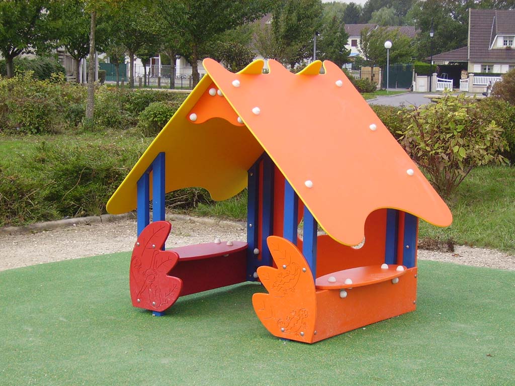 Maison des lutins - ref : 1151p/sb - Armature aluminium, Panneaux HDPE, 2 à 6 ans_0
