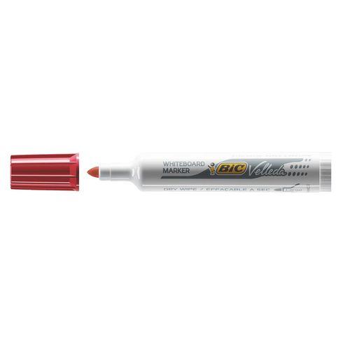 MARQUEUR EFFAÇABLE BIC VELLEDA 1711 POINTE OGIVE 1,9 MM ROUGE