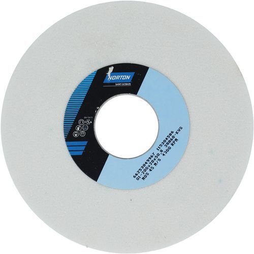 MEULE PLATE AFFÛTAGE OUTILS 38A Ø200X20X50.8MM 38A60KVS - NORTON