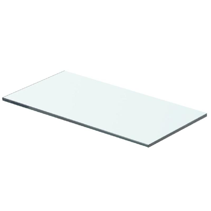 Panneau pour étagère en verre trempé transparent - 40 x 15 cm - Réf. 2702178/2_0