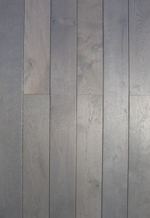 Parquet Massif En Chêne Gris Grafite