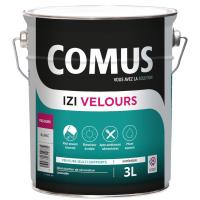 PEINTURE ACRYLIQUE POUR MURS ET PLAFONDS INTÉRIEURS - MULTISUPPORTS - COMUS IZI VELOURS
