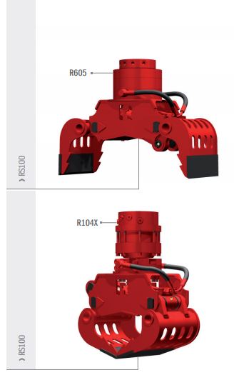 Pinces de tri et de démolition pour pelles jusqu'à 15t  rs100 rozzi_0