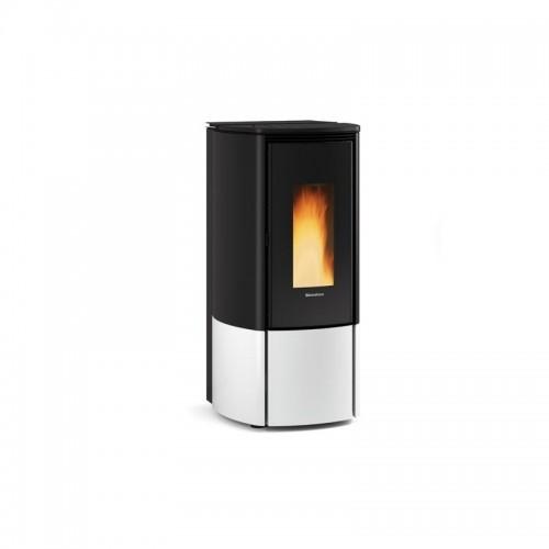 POÊLE À GRANULÉS ÉTANCHE - 11 KW- RÉSERVOIR 20 KG - BLANC - KATIA 11 LA NORDICA EXTRAFLAME