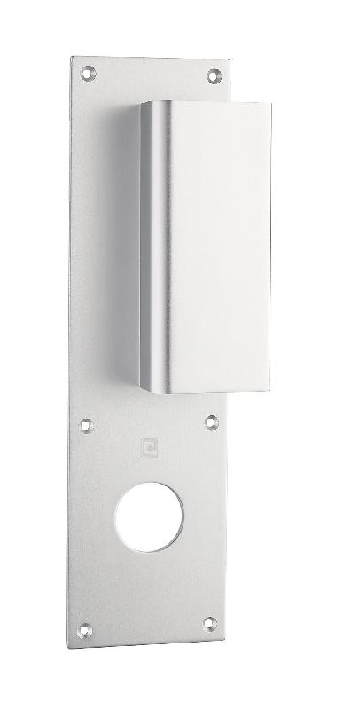POIGNÉE PALIÈRE ALUMINIUM TYPE BASTILLE 70X250MM ARGENT TROU DE 32 - HERACLES - I-231103TR32