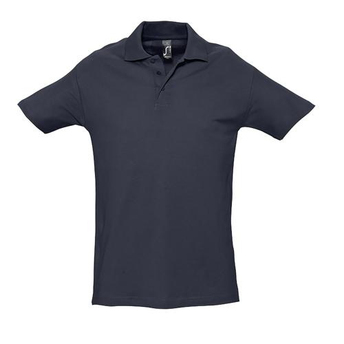 POLO PERSONNALISABLE HOMME EN COTON MARINE