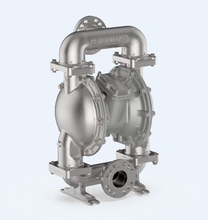 Pompe à membranes UP30 INOX - construction robuste en acier inoxydable_0