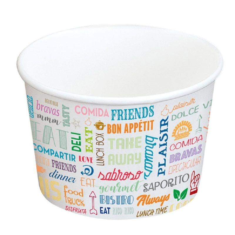 Pot en carton Parole 1000ml Ø13,5x10,4cm - par 500_0