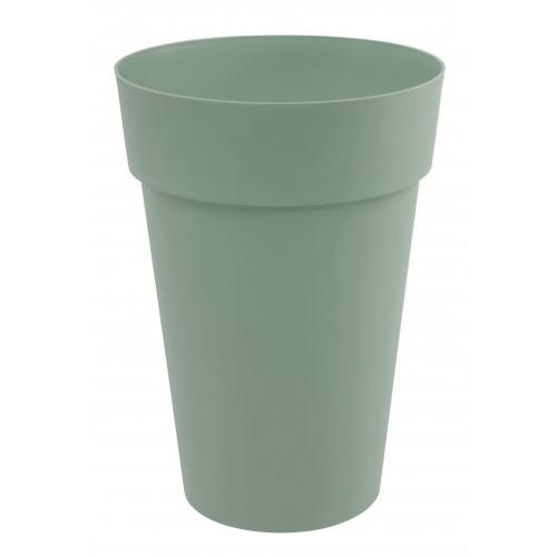 POT HAUT ROND 46 CM VERT LAURIER - 67 LITRES - TOSCANE 13630 EDA PLASTIQUES