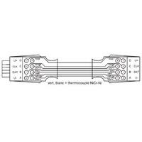 Prolongateur en câble de compensation pour capteur thermocouple NiCr-Ni - longueur 4m (passif) - Référence : ZA9020VK4_0