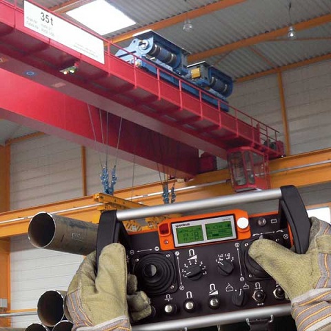 Pupitre Spectrum B - Télécommande radio industrielle performante avec équipement extra-large et options avancées_0