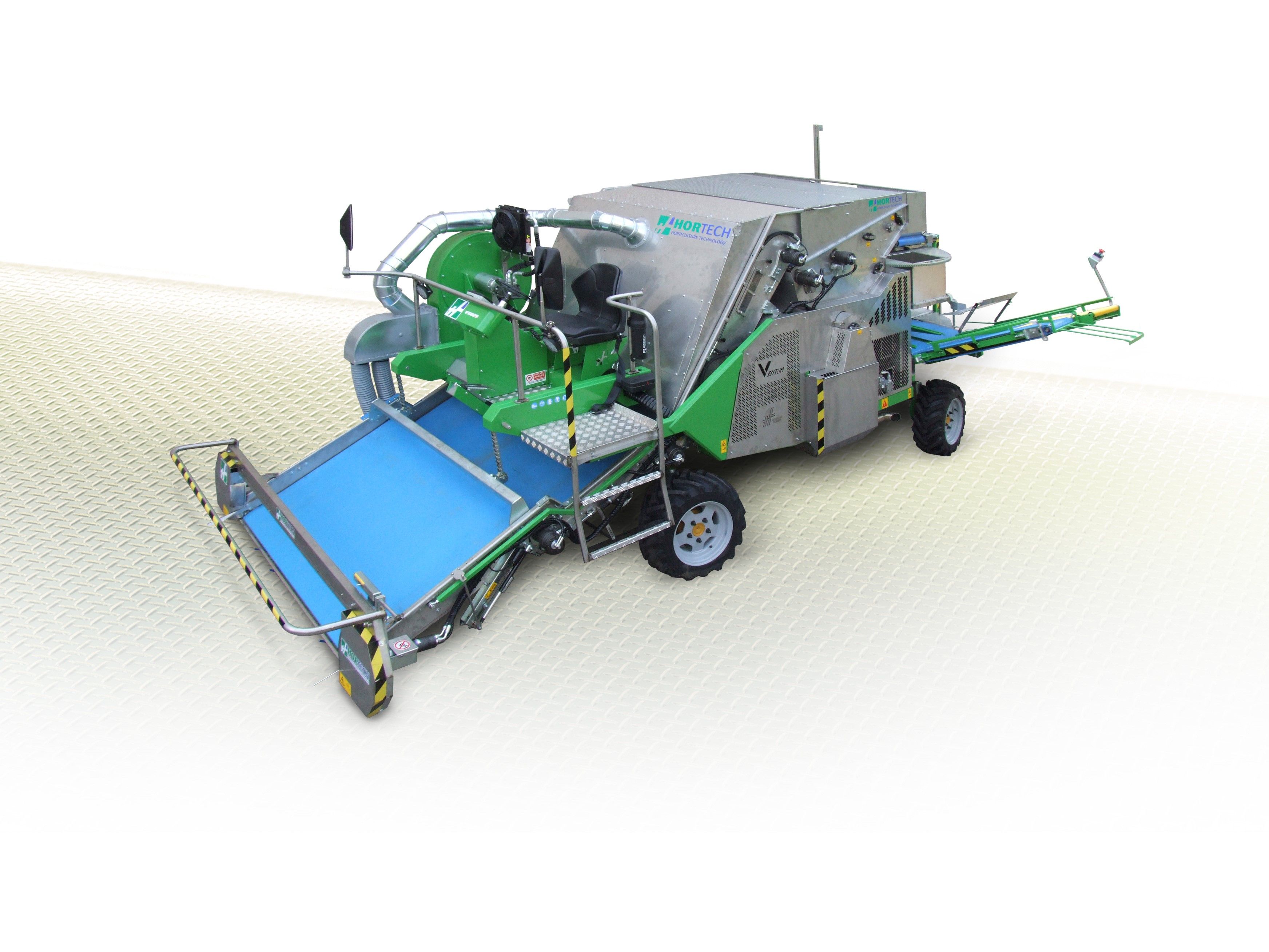 Récolteuse Ventum - Hortech SRL - Puissance du tracteur 55 kW - Innovation avec tunnel d'air vertical et pesage automatique_0