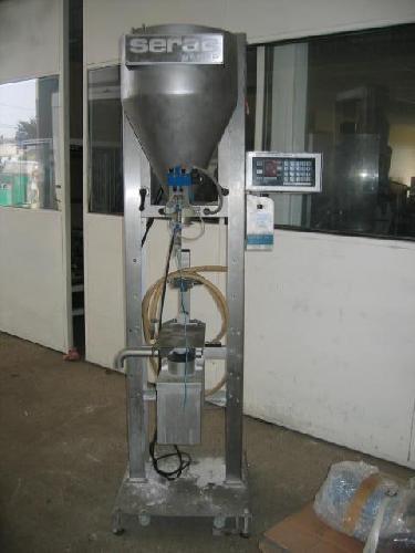 Remplisseuse poudre Serac A10M1 d'occasion - doseuse pour granulés avec cuve de 11 litres_0