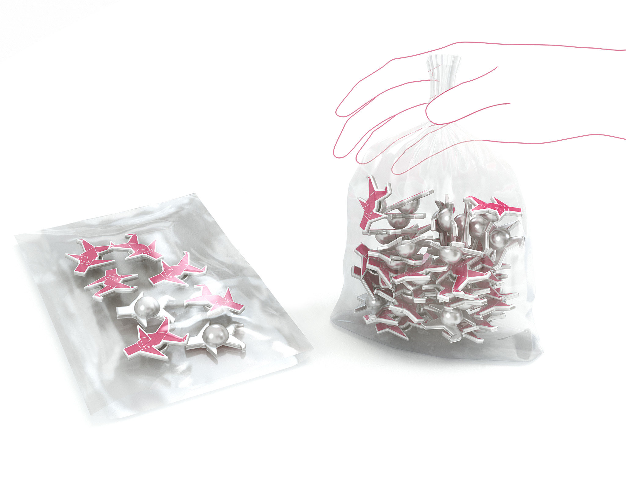 Sacherie - Sacs en papier et sachets en plastique - Du plus petit au plus grand - Antalis_0