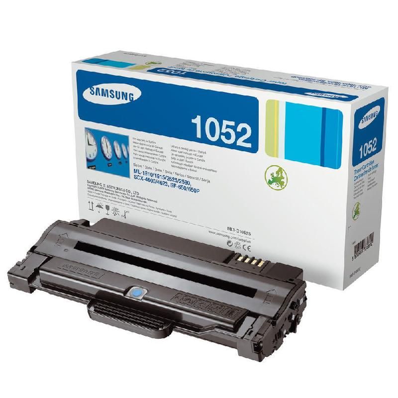 SAMSUNG TONER ORIGINAL MLTP-1052L (MLT-P1052A/ELS) - PACK DE 2 - GRANDE CAPACITÉ - COULEUR: NOIR, CYAN (LOT DE 2 CARTOUCHES)