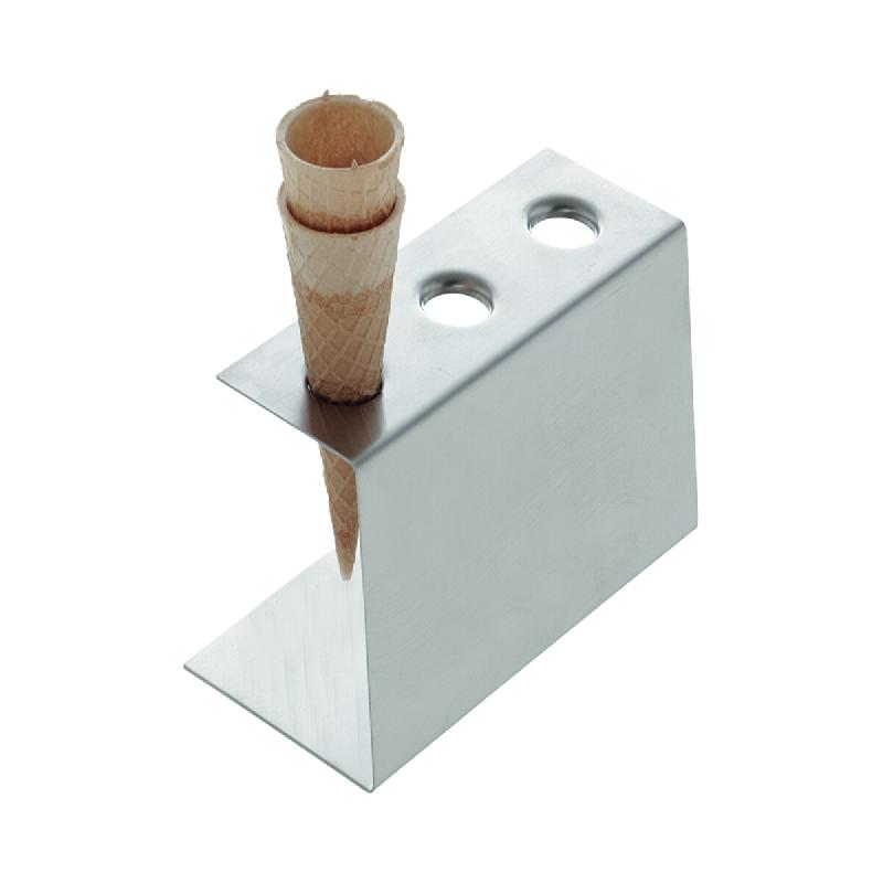 Schneider - Support pour cornets de glace, acier inoxydable, 200 x 95 x 85 mm - inox 190300_0