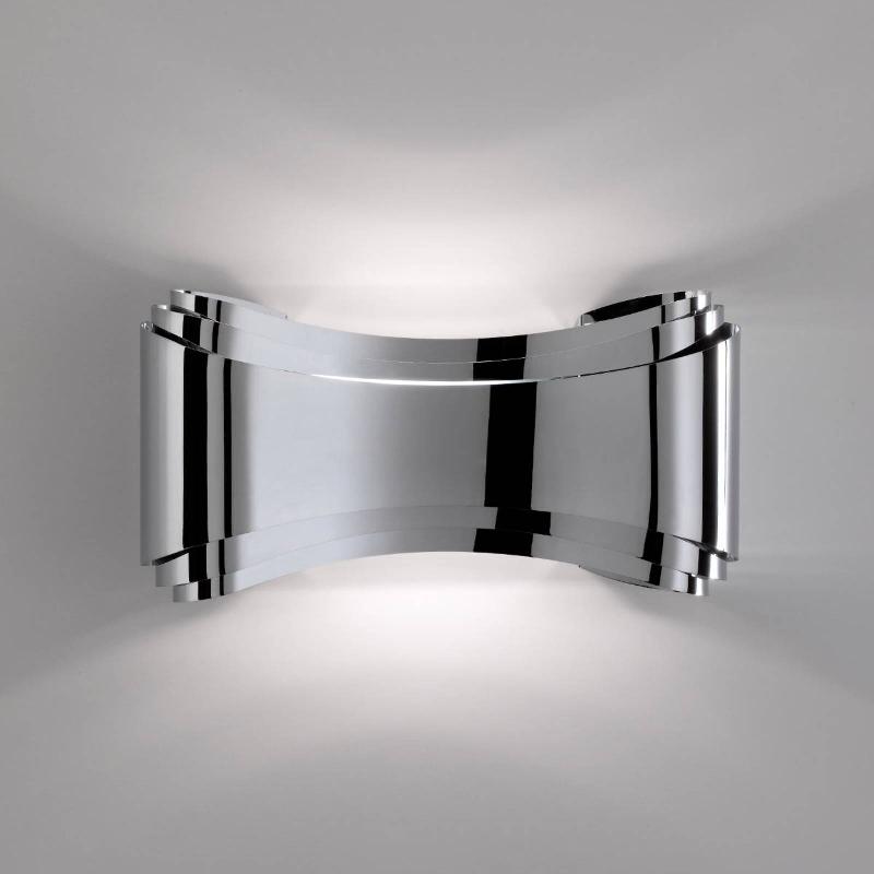 SELÈNE APPLIQUE LED IONICA EN ACIER, CHROMÉ