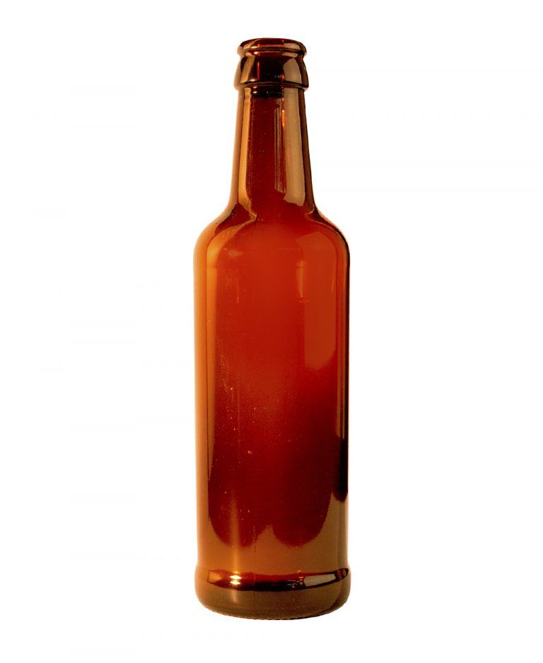 Bouteille en verre - bière 330ml spéciale - couleur ambre - diamètre 60mm - hauteur 213,8mm_0