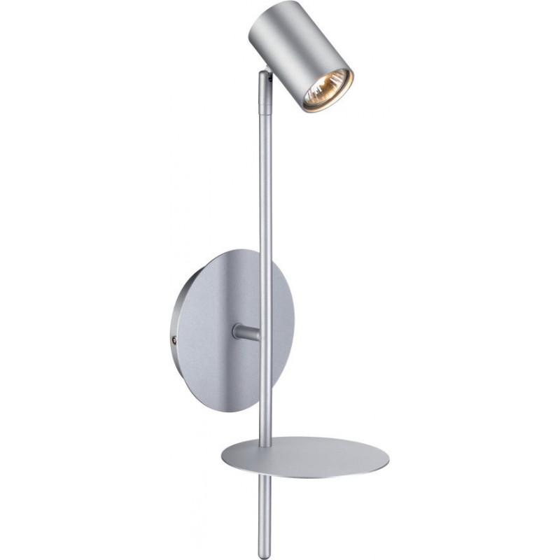 Spot mural moderne Rogna 53 cm gris - Paris Prix - métal, culot GU10, norme IP20_0