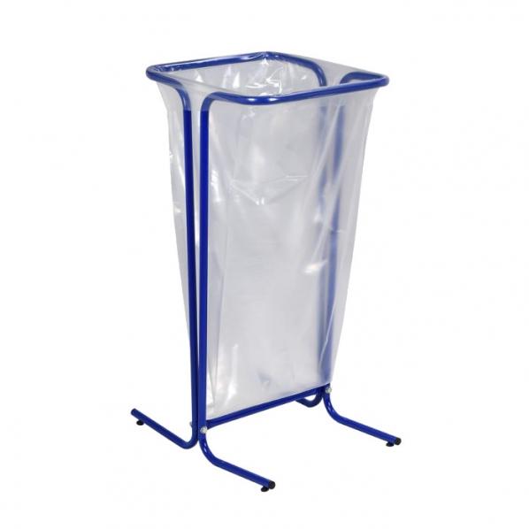 Support sac tri sélectif 110L TUBAG Bleu - 5 couleurs disponibles - Modèles sur pieds ou roulettes_0